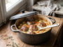 Recette de la paupiette de porc moutarde vin blanc : ma recette mijotée à la cocotte
