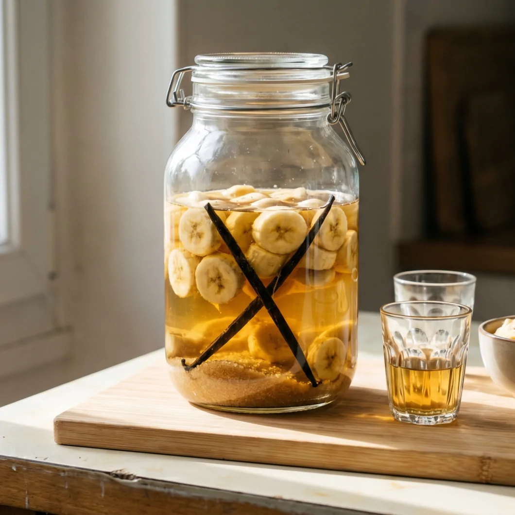 Rhum arrangé banane vanille Rhum arrangé banane vanille