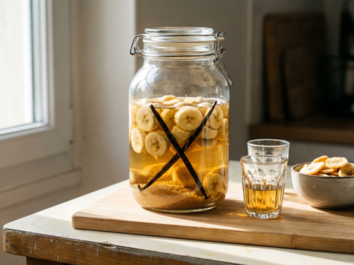 Recette de rhum arrangé banane vanille