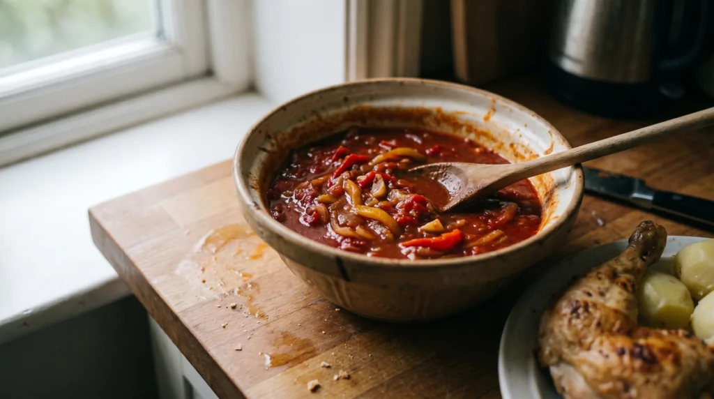 Sauce basque Xipister Etxekoa Recette de la sauce basque Xipister Etxekoa