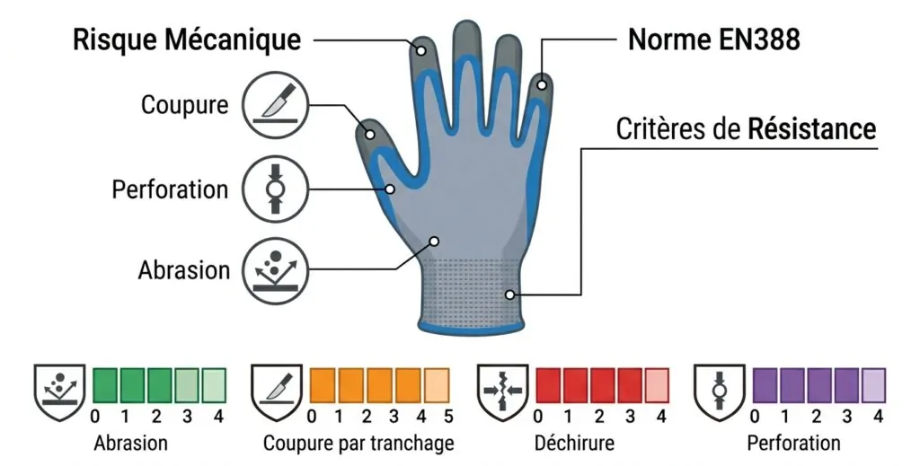 Choisir des gants selon le risque en bricolage