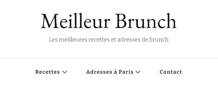 Entête du site Meilleur-Brunch Meilleur-Brunch