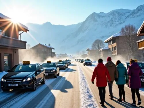 taxi pour Val Thorens depuis Moûtiers