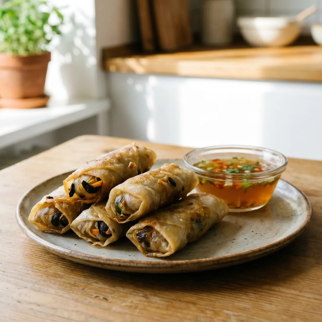Vegetarian spring rolls Vegetarian spring rolls