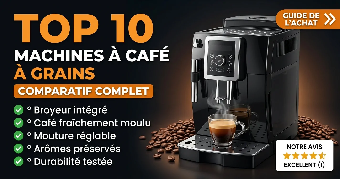 Top 10 meilleures machines à café à grains 2026 — comparatif complet Simple & Bon