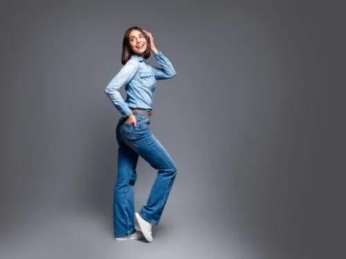 contraintes structurantes d'un jean straight