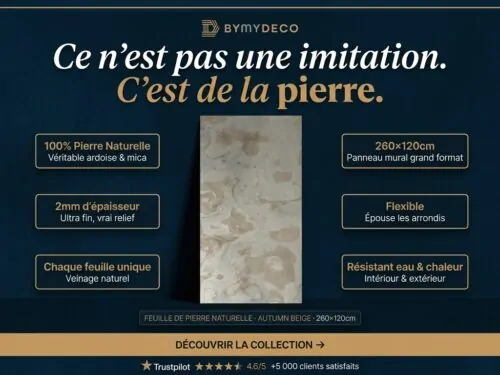 achat feuille de pierre naturelle