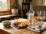 Apéritif maison avec plats simples et conviviaux