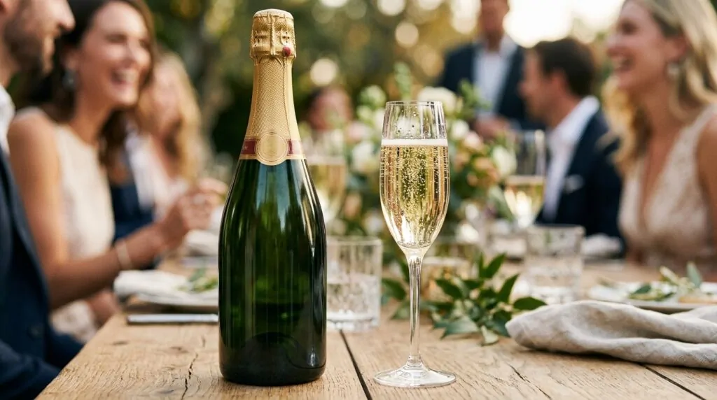 Bulles de champagne et crémant sans alcool