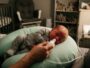 Portable baby nasal aspirator and cooling cushion