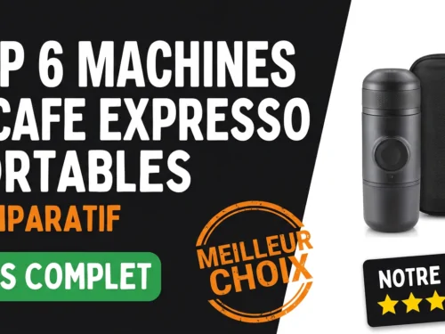 Miniature comparatif des 6 meilleures machines à café expresso portables 2026