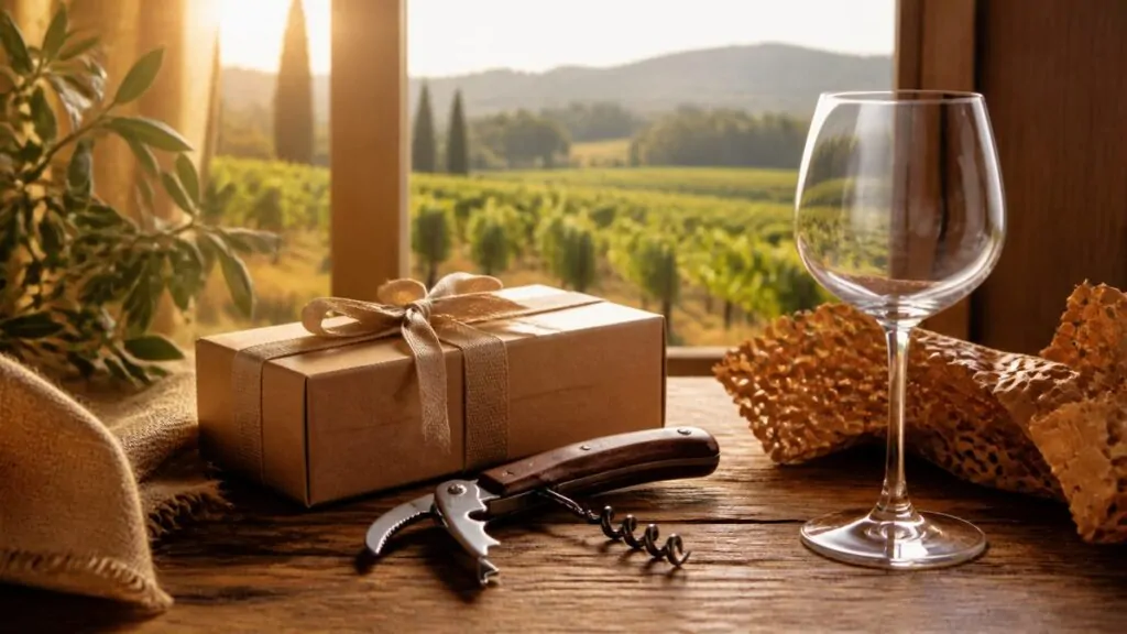 Set de regalo y accesorios para la cata de vinos alsacianos
