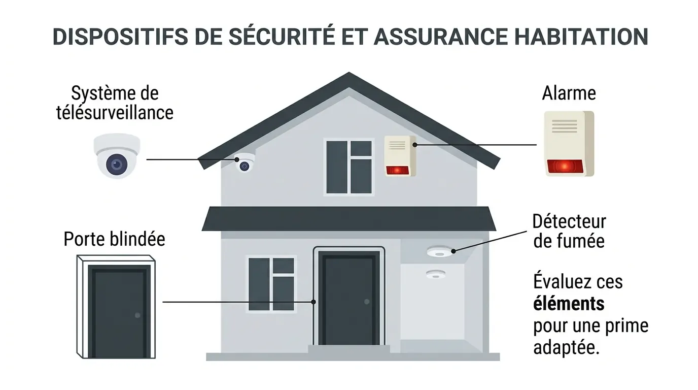 Aménagements influant sur l'assurance habitation Éléments de sécurité pour évaluer son logement
