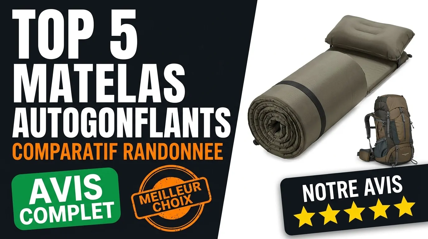 Top 5 Matelas Autogonflants Randonnee Trekking Comparatif des meilleurs matelas autogonflants pour la randonnée et le trekking