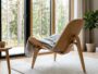 Chaise scandinave moderne au design épuré