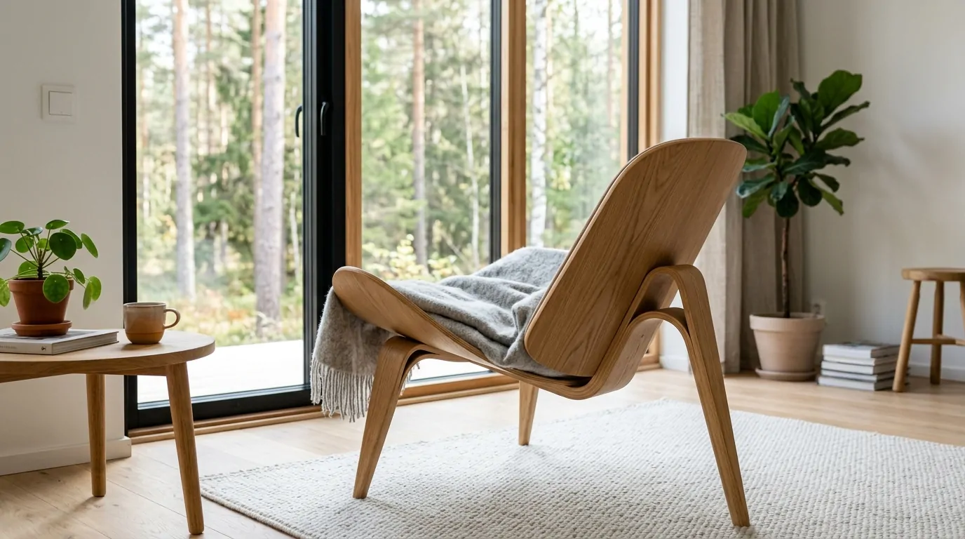 Chaise scandinave alliant confort et esthétique Chaise scandinave moderne au design épuré